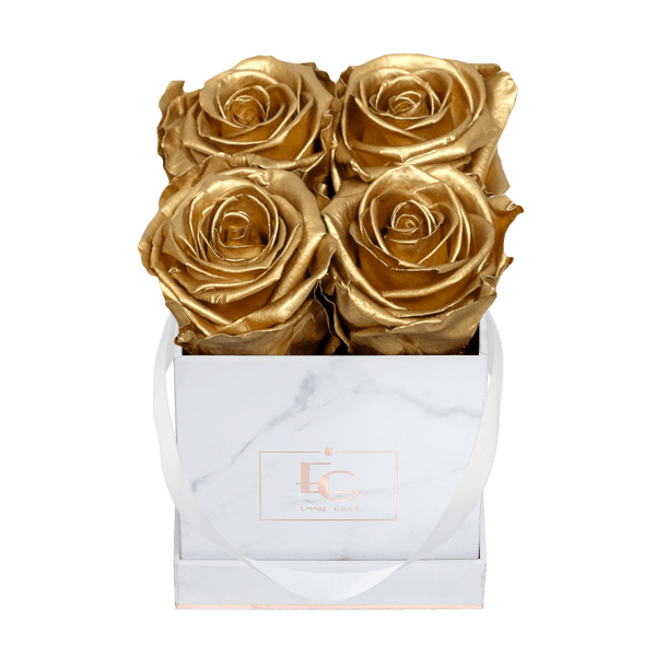 Classic Infinity Rosebox | Gold | XS