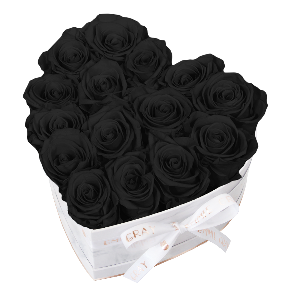 Classic Infinity Rosebox | Black Beauty | M