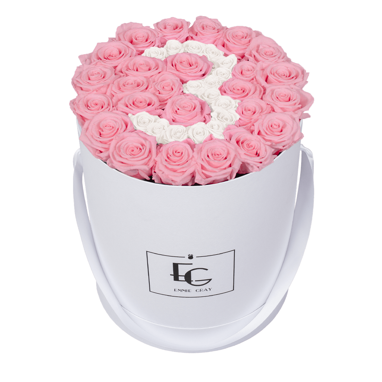 NUMBER INFINITY ROSEBOX | BRIDAL PINK & PURE WHITE | L NUMBER INFINITY ROSEBOX | BRIDAL PINK & PURE WHITE | L