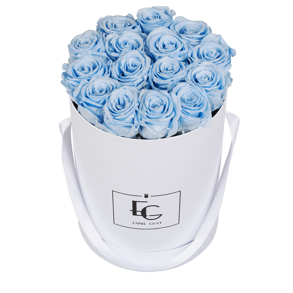 CLASSIC INFINITY ROSEBOX | BABY BLUE | M