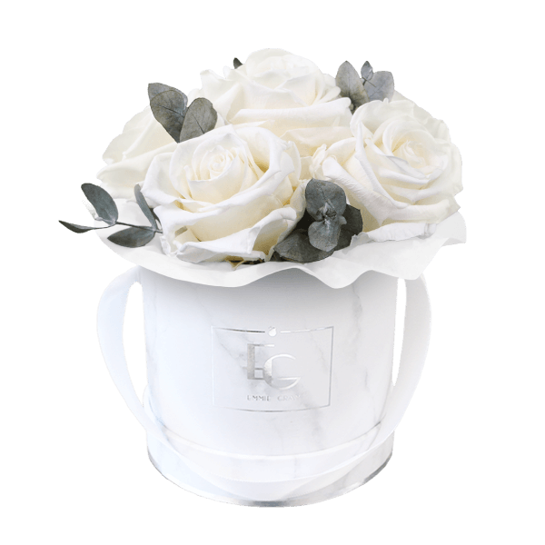 Splendid Eucalyptus Infinity Rosebox | Pure White | XS