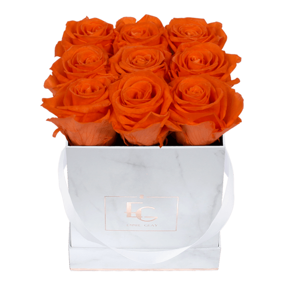 Classic Infinity Rosebox | Orange Flame | S