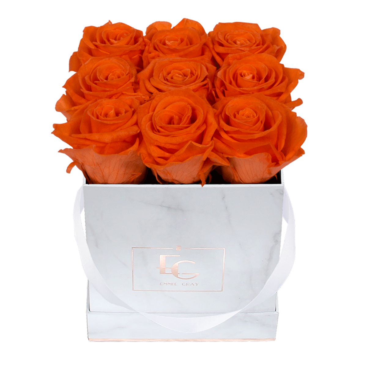 Classic Infinity Rosebox | Orange Flame | S