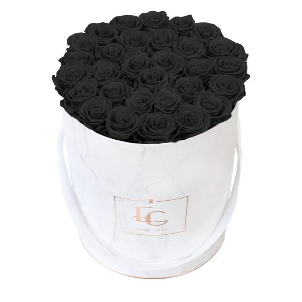 Classic Infinity Rosebox | Black Beauty | L