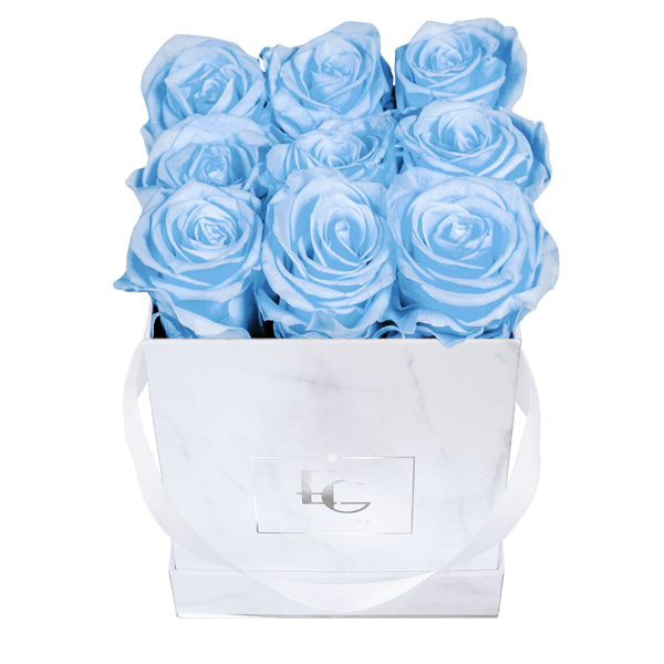 Classic Infinity Rosebox | Baby Blue | S