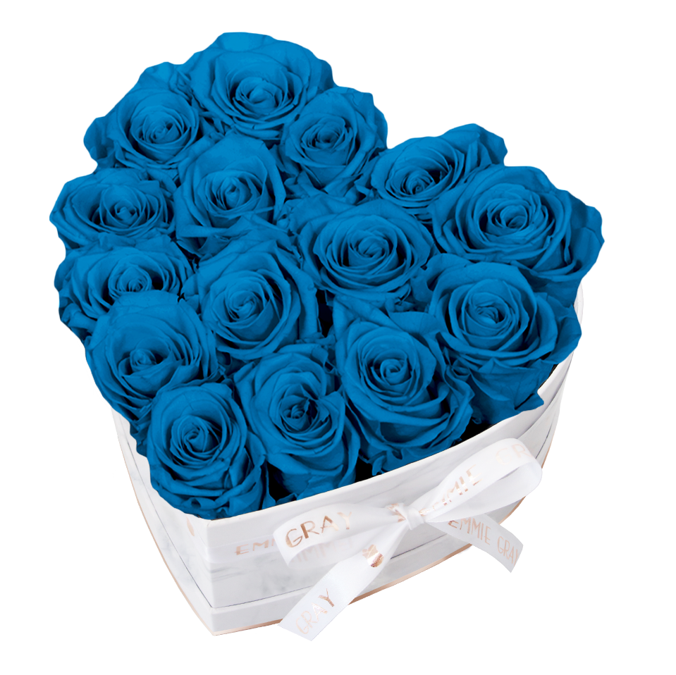 Classic Infinity Rosebox | Aquamarine | M