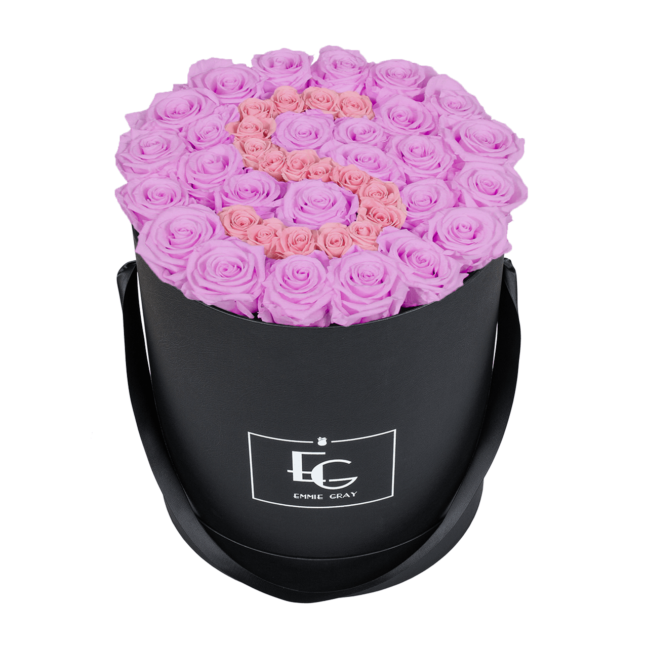 LETTER INFINITY ROSEBOX | BABY LILLI & BRIDAL PINK | L