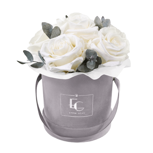 Splendid Eucalyptus Infinity Rosebox | Pure White | XS