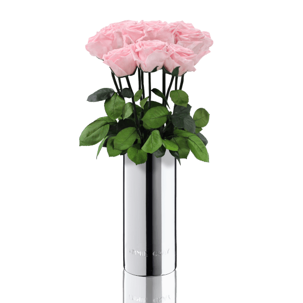 Classic Vase Set | Bridal Pink | 10 ROSES