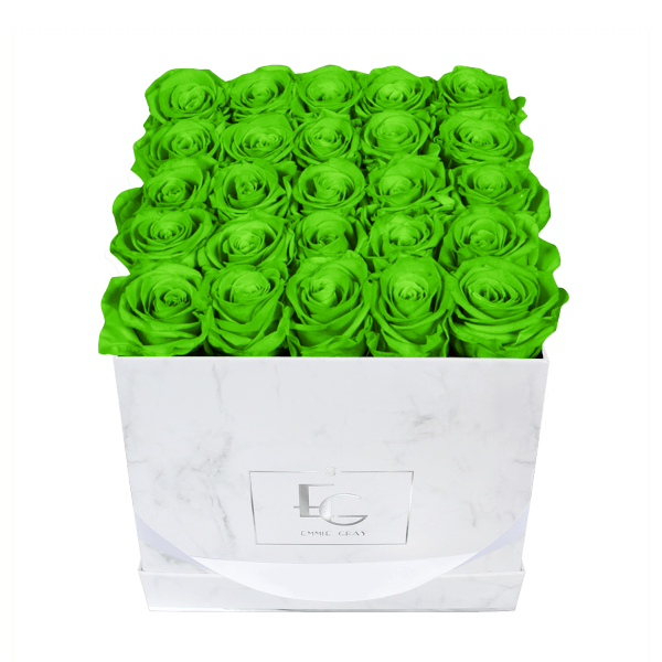 Classic Infinity Rosebox | Green Glow | M