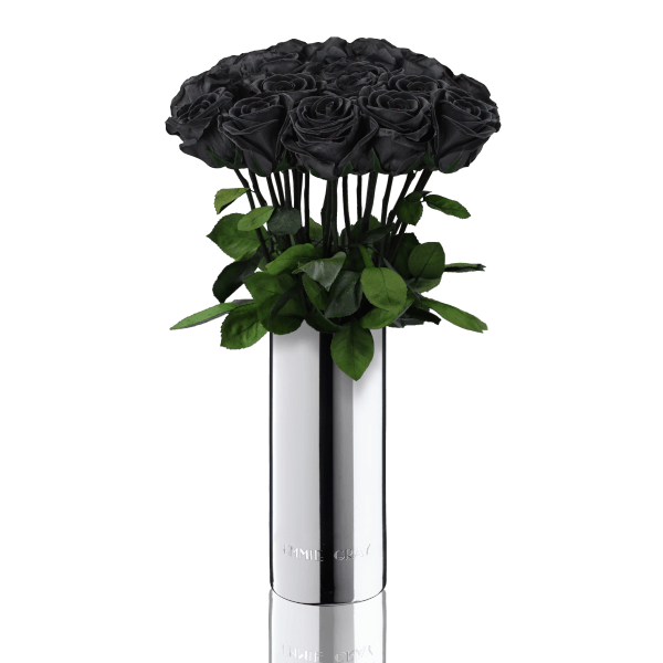 Classic Vase Set | Black Beauty | 15 ROSES