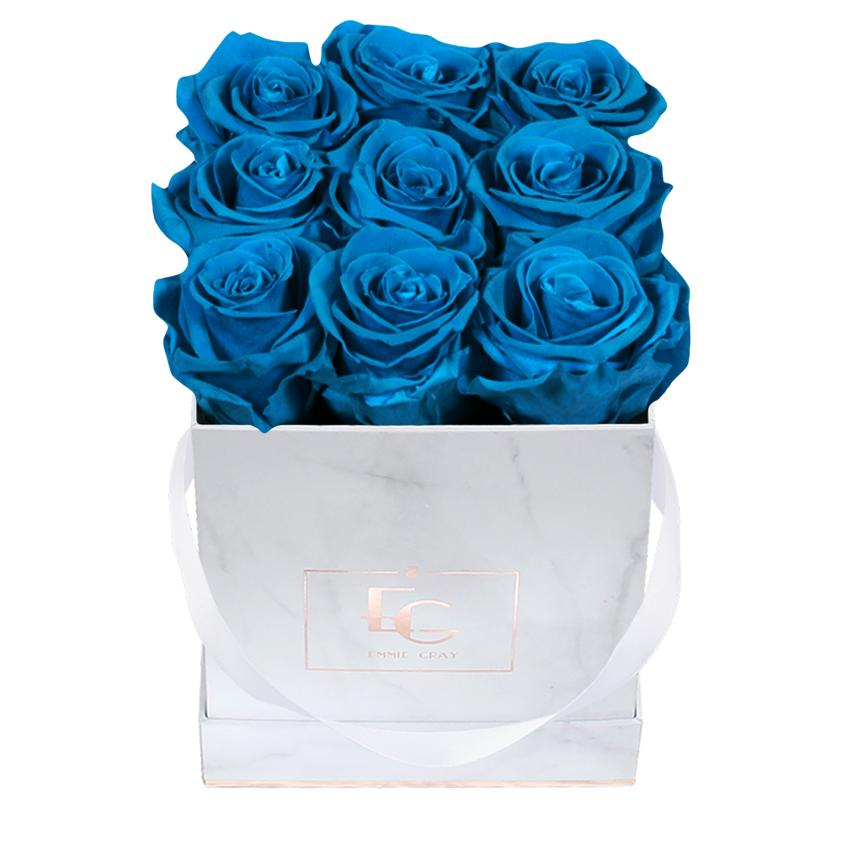 Classic Infinity Rosebox | Aquamarine | S