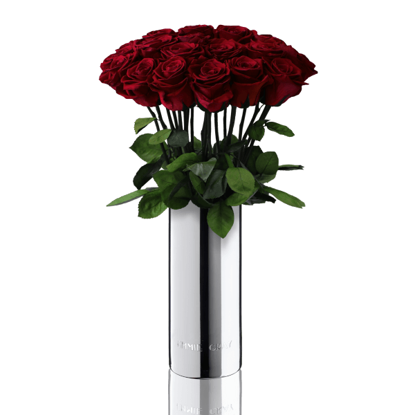 Classic Vase Set | Burgundy | 15 ROSES