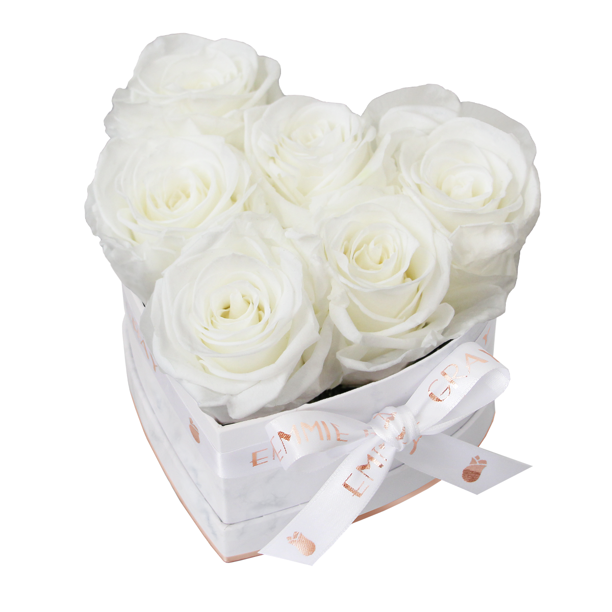 Classic Infinity Rosebox | Pure White | S
