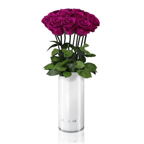 Classic Vase Set | Velvet Plum | 10 ROSES