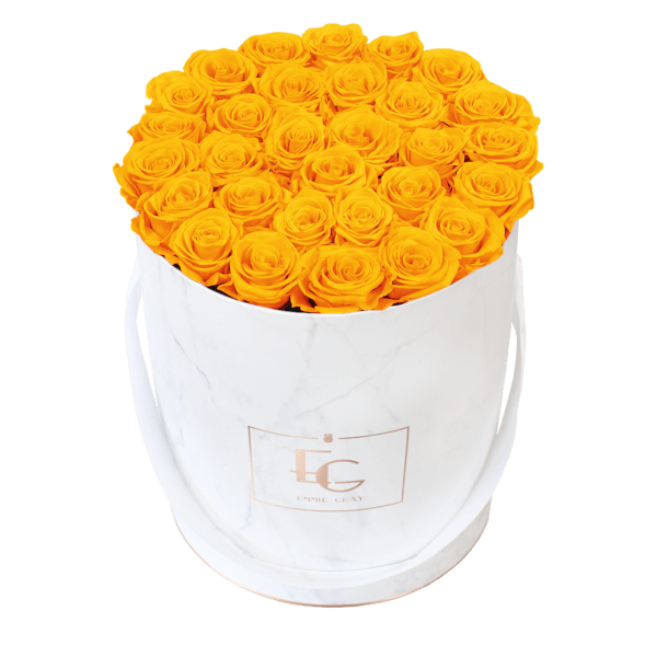 Classic Infinity Rosebox | Sunny Yellow | L