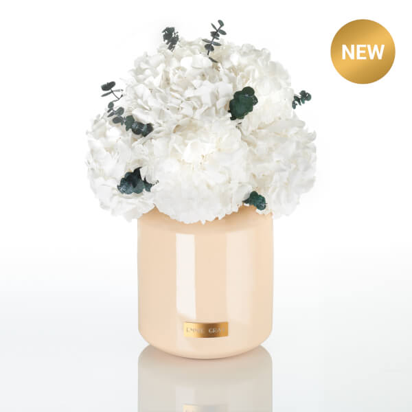 Premium Metallic Signature Hydrangea Infinity | Pure White | L