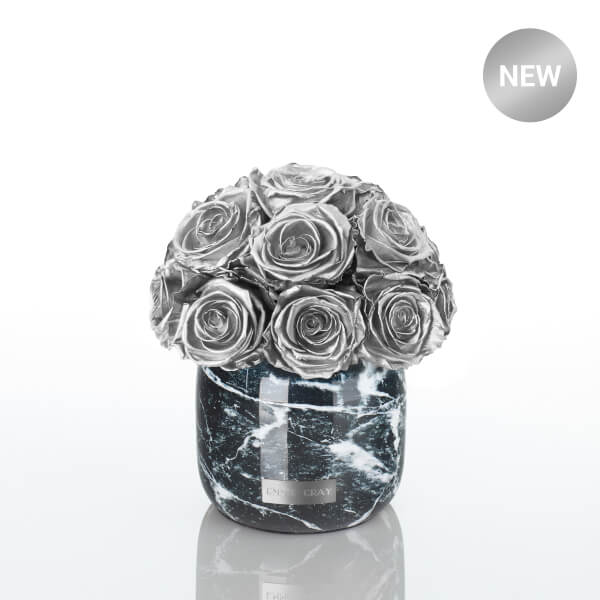 Premium Marble Metallic Infinity | Silver | S