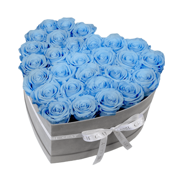 Classic Infinity Rosebox | Baby Blue | L