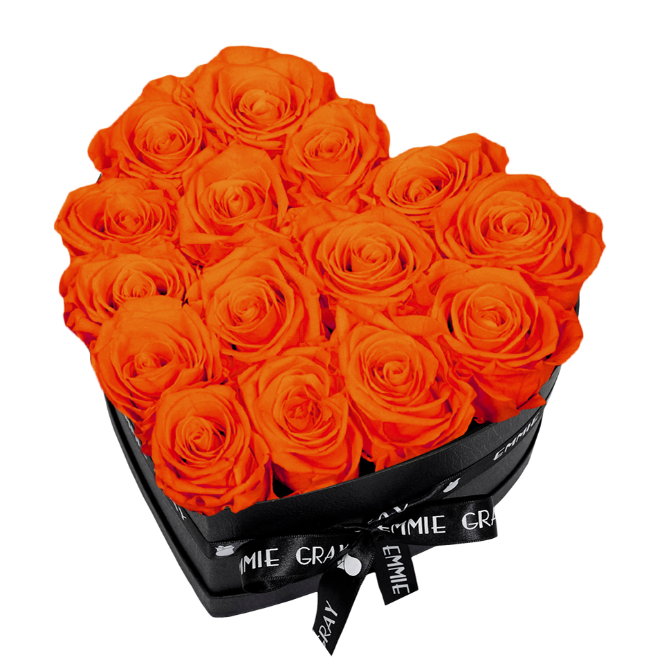 CLASSIC INFINITY ROSEBOX | ORANGE FLAME | M