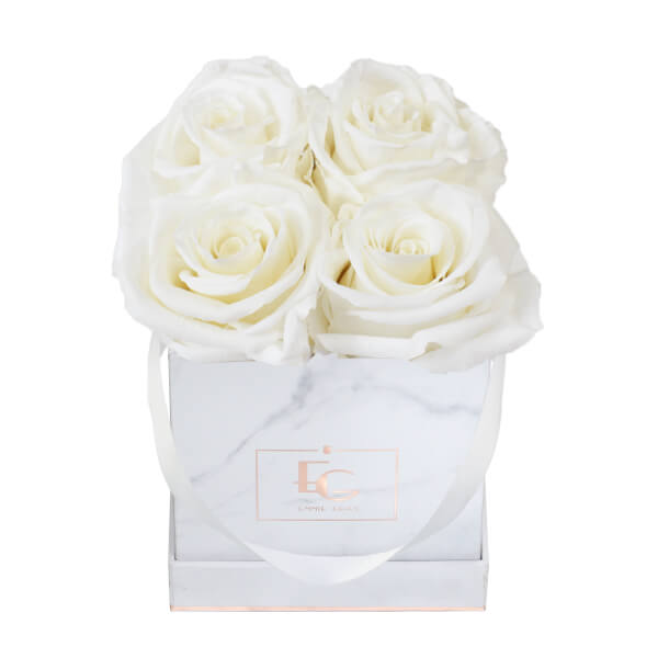 Classic Infinity Rosebox | Pure White | XS