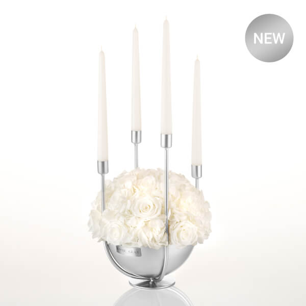 Premium Candle Bowl Infinity | Pure White | L