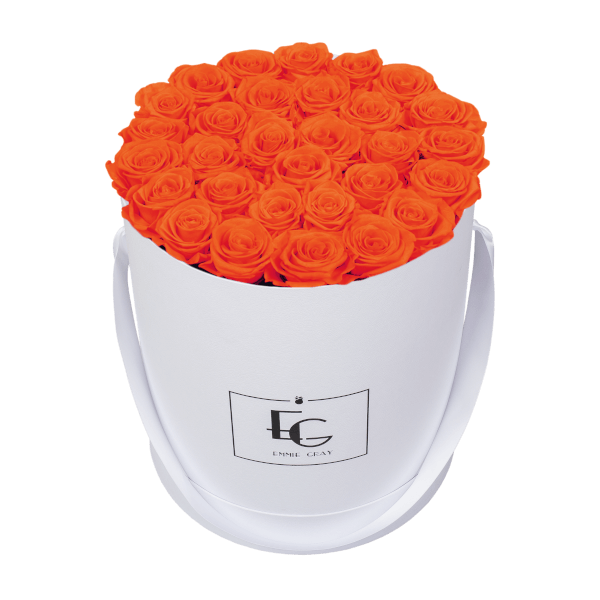 CLASSIC INFINITY ROSEBOX | ORANGE FLAME | L