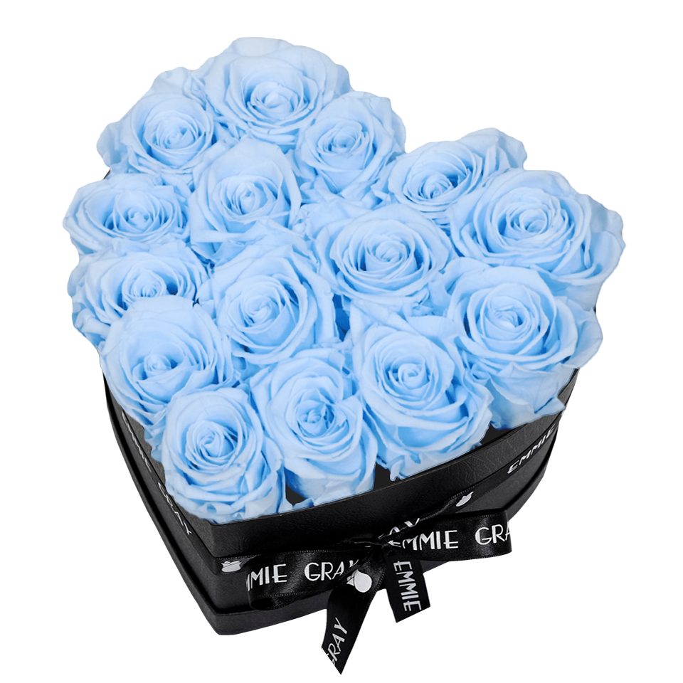 CLASSIC INFINITY ROSEBOX | BABY BLUE | M