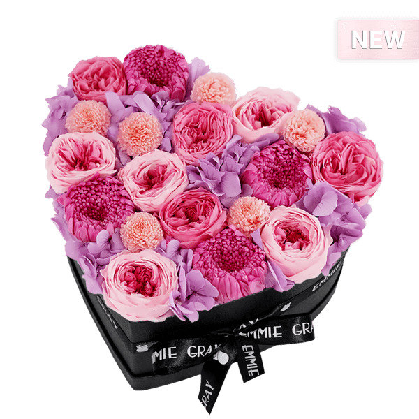 Mix Infinity Rosebox | Bridal Pink, Baby Lilli & Baby Pink | M