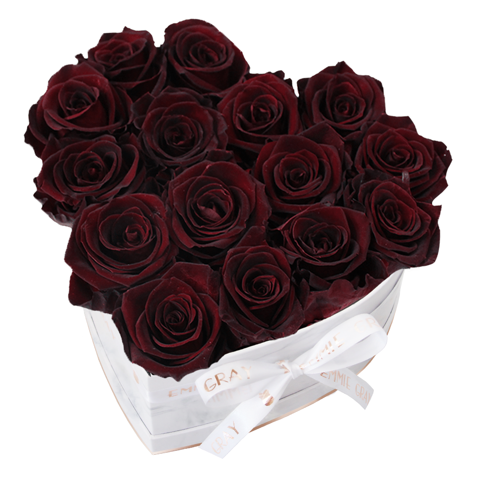 Classic Infinity Rosebox | Burgundy | M