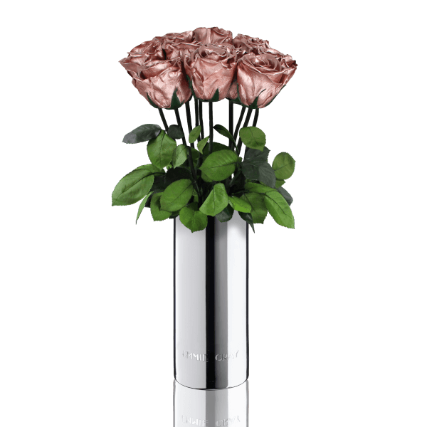 Classic Vase Set | Rose Gold | 10 ROSES