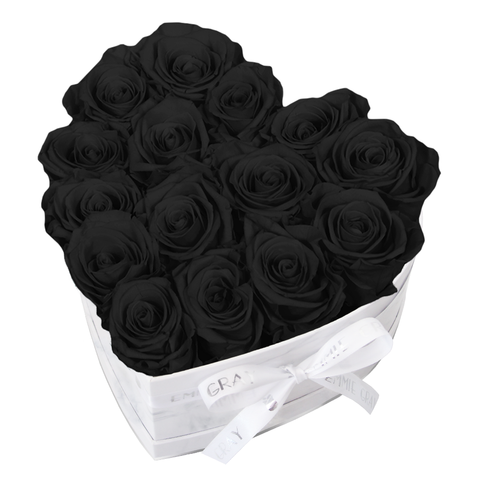 Classic Infinity Rosebox | Black Beauty | M