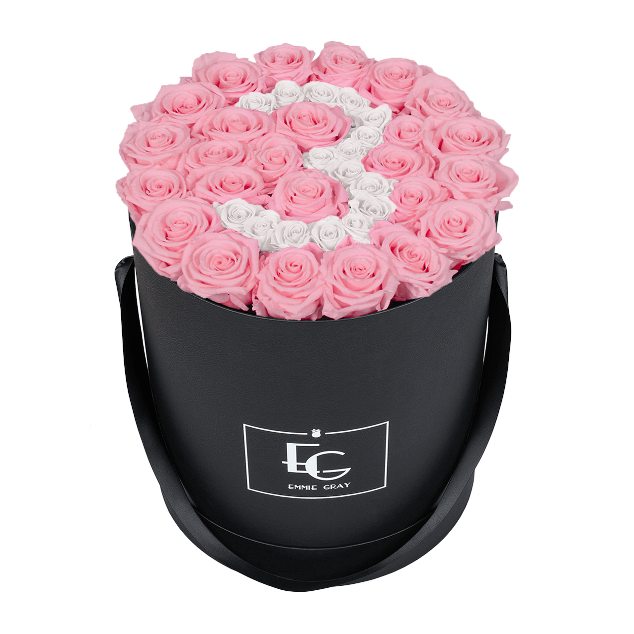 NUMBER INFINITY ROSEBOX | BRIDAL PINK & PURE WHITE | L