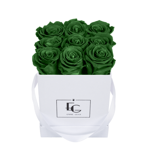 CLASSIC INFINITY ROSEBOX | EMERALD GREEN | S