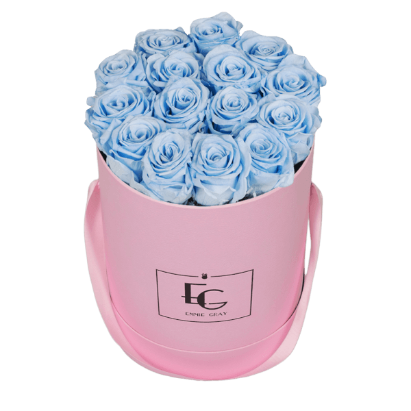 CLASSIC INFINITY ROSEBOX | BABY BLUE | M