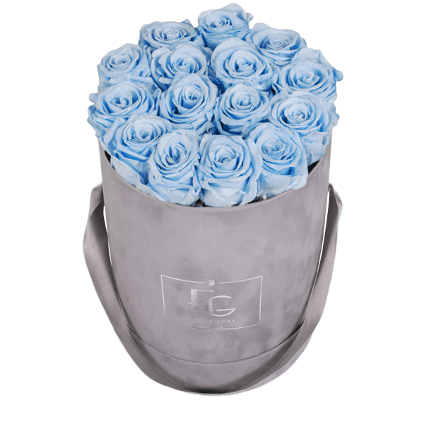 CLASSIC INFINITY ROSEBOX | BABY BLUE | M