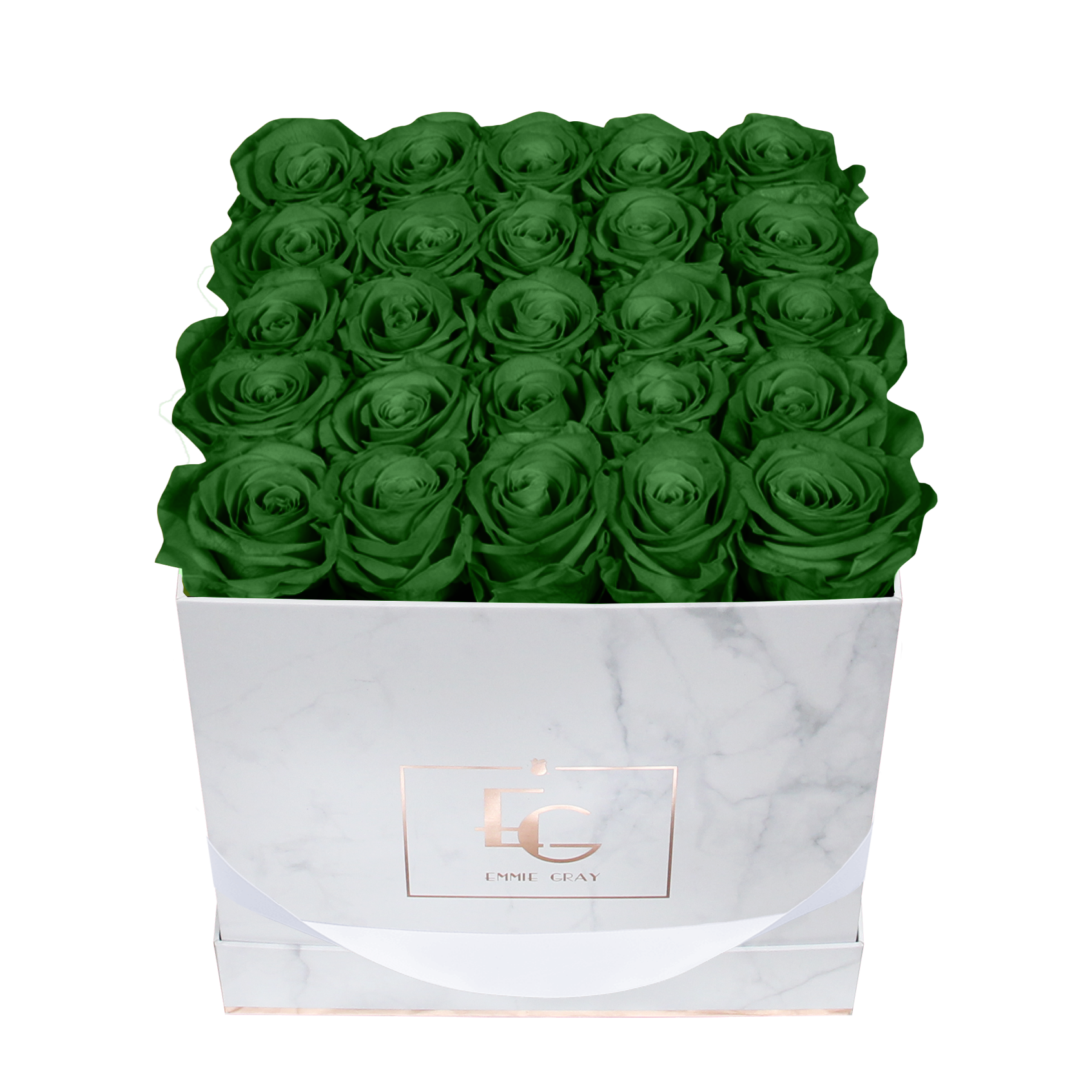 Classic Infinity Rosebox | Emerald Green | M