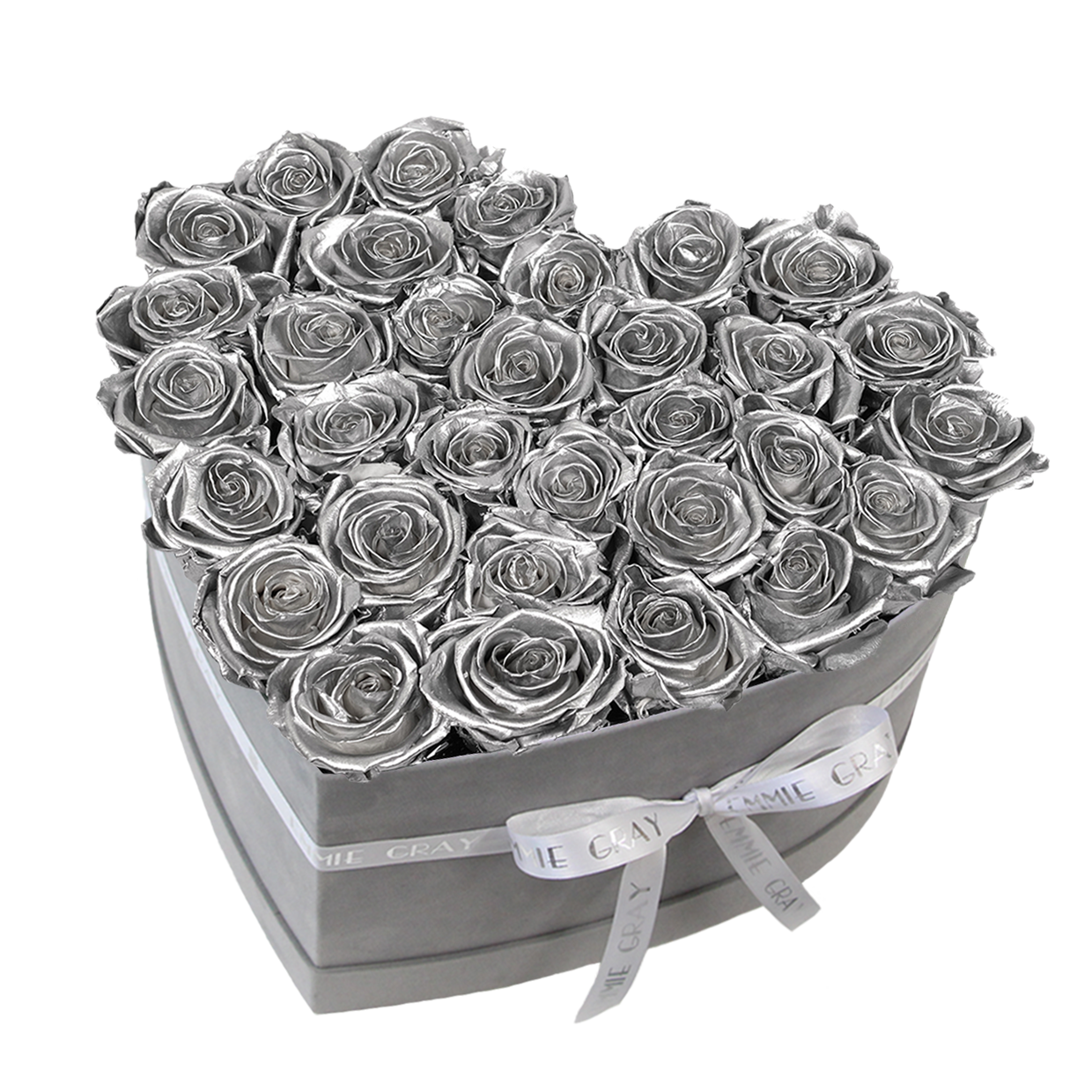 Classic Infinity Rosebox | Silver | L
